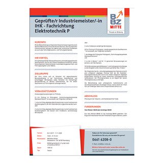 Echtzeit-PDF für Seminare bei Bildungsanbieter BBZ Mitte GmbH | © aufwind Group