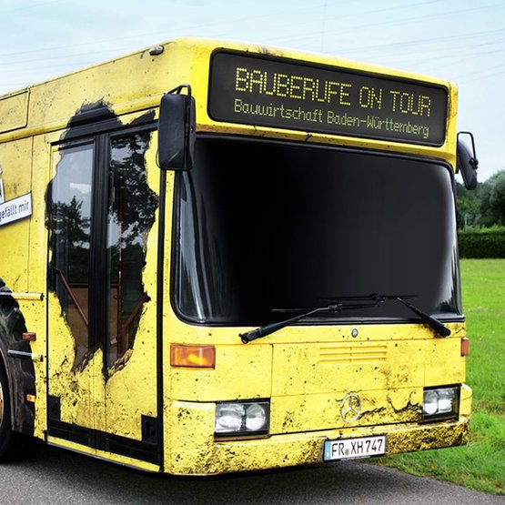 Interaktive Exponate für Roadshow, Busbeschriftung | © aufwind Group – Malterdingen