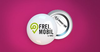 Freiburger Verkehrs AG - Kampagnen Logo Frei.Mobil | © aufwind Group